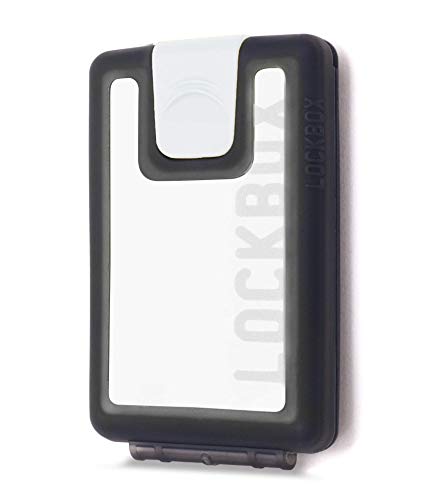 LOCKBOX Cartera Unisex de Silicona con cierre deslizante, diseño minimalista para deporte y vida activa.