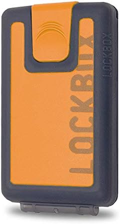 LOCKBOX Cartera Unisex de Silicona para Deporte, estructura rígida, cierre deslizante, color personalizable.